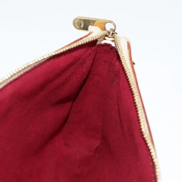 LOUIS VUITTON Multicolor Pochette Accessoires Pouch White M92649 LV Auth 131817V - Picture 12 of 16